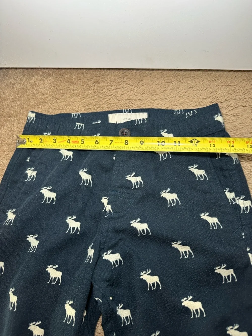 Abercrombie Kids Vintage Y2K Pajama Lounge Pants Size Medium Boys PJ Moose